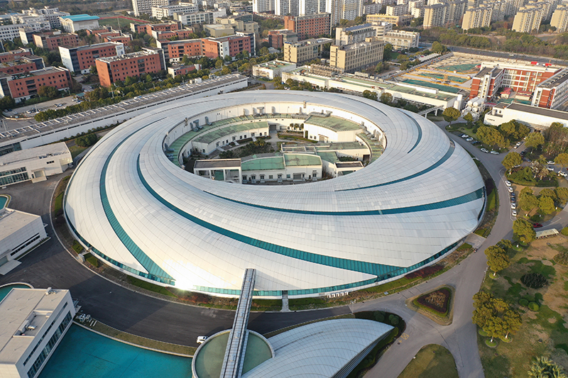 2019年3月12日，航拍上海光源項(xiàng)目。