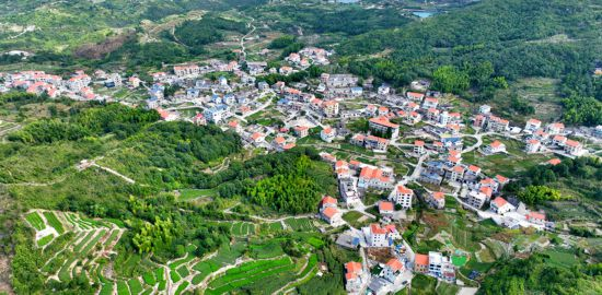 軍營村俯瞰。人民網(wǎng)記者 陳博 攝